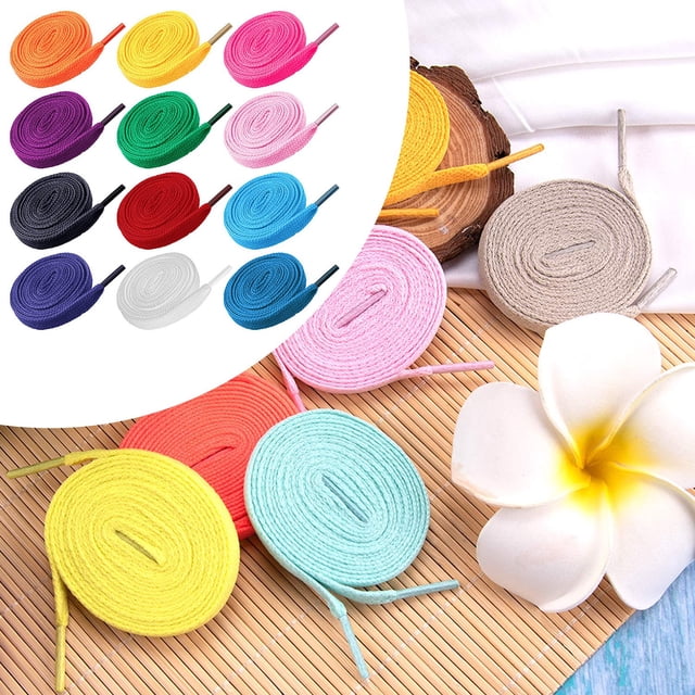 BKER 110cm Colored Ribbon Rope Set 12 Unique Durable Fabric Material Ideal For Crafting Decorating And DIY Projects