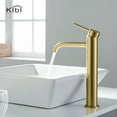thumbnail image 2 of Kibi Circular Single Handle Bathroom Vessel Sink Faucet, 2 of 4