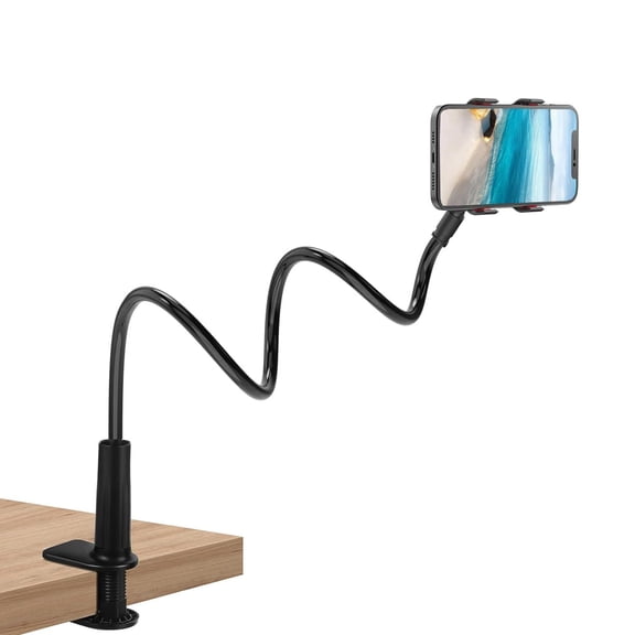 Soporte para celular Selfdee con cuello de ganso flexible 360° y pinza