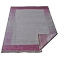 thumbnail image 5 of RUGSOTIC CARPETS HAND KNOTTED SUMAK SILK AREA RUGS - 5'x8', Rectangle, Pink, Contemporary Modern Design, High Pile Thick Handmade Anti Skid Area Rugs for Living Room, Bed Room (SS0005), 5 of 5