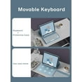 thumbnail image 3 of GGMCN Keyboard Case for iPad 11th Gen (A16,11 inch) 2025/ iPad 10th Generation 10.9" 2022 Case with Cute Round Key Detachable BT Color Keyboard Cover (Yellow), 3 of 7