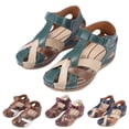 thumbnail image 1 of MKLEKYY Sandalias Ortopédicas para Mujer, Zapatos de Verano Con Velcro, Informales, Con Punta Abierta, Cómodos, para Playa, 1 of 4