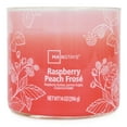 thumbnail image 2 of Mainstays 3-Wick Textured Wrapped Raspberry Peach Frose Scented Candle, 14 oz, 2 of 6