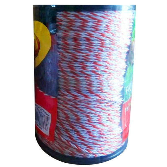 Funie 500m Electric Portable Fencing Poly Wire Rope Farm Garden Animal Enclosure Tool