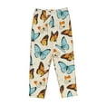 thumbnail image 4 of Xecao Butterflies Women's Straight Lounge Pajama Pants: The Epitome of Relaxed Sleepwear, 4 of 9