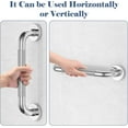 "Bathroom Safety Grab Bar, 16"" Antislip Shower Handle for Elderly
