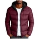thumbnail image 4 of Ceisia Men Solid Color Hooded Cardigan Jacket Warm Casual Long Sleeve Pocket Parka Gift, 4 of 5