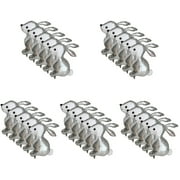 NUOLUX 25 Pcs Bunny Balloons Woodland Bunny Balloons Easter Rabbit Shaped Foil Balloons