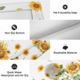 thumbnail image 6 of Orange Sunflower Outdoor Rug for Patio/Deck/Porch, Non-Slip Large Area Rug 3 x 5 Ft, Retro Country Bee Watercolor White Indoor Outdoor Rugs Washable Area Rugs, Reversible Camping Rug Carpet Runner, 6 of 8