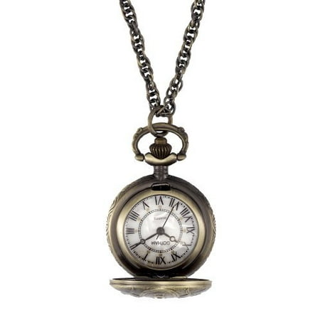 - Gotham Women's Antique Design Bronze-Tone Quartz Fashion Pendant Watch # GWC14119A