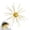 Flash gold, variant on Sea Bass Fishing Lures, Silicone Dice Bait Sea Urchin Simulation Tear Resistant Bait for Bass Fishing, Fuzzy Dice Bait Freshwater Saltwater Fishing Accessories for Daily Use
