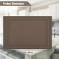 thumbnail image 5 of Placemats Set of 4，Heat Resistant Woven Vinyl Washable PVC Place Mats，Non-Slip Stain Resistant Indoor/Outdoor Table Mats for Dining Table, 5 of 8