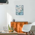 thumbnail image 4 of Floral Melody Canvas Print Painting for Bathroom Decor, Perfect Addition to Living Room, Bedroom, Kitchen, or Office, 16x12 inches, 4 of 7