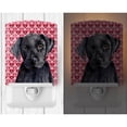 thumbnail image 2 of Labrador Black Hearts Love Valentine Ceramic Night Light, 2 of 2