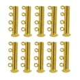 thumbnail image 2 of 10 Juegos de Corchetes Deslizantes Magnéticos BLESIY Dorado 25.5x10x6mm Cierre magnético, 2 of 8