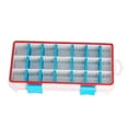 thumbnail image 2 of Caja de aparejos de pesca, contenedor para equipo de pesca, 21 compartimentos con compartimentos extraíbles Azul, 2 of 9