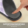 thumbnail image 6 of IAUYY Memory Foam House Slippers Suitable for Both Men and Women. Comfortable, Anti-Slip Plush Flat-Bottomed Slippers The Best Holiday Gift Soft Color Tones, 6 of 9