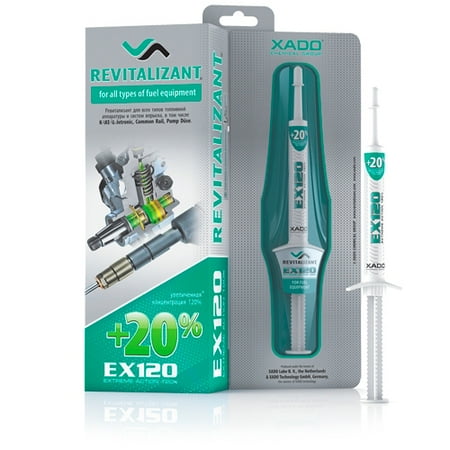 Gasoline Fuel System - Xado Gel-Revitalizant EX120 for gasoline and diesel engine fuel systems