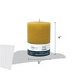 thumbnail image 4 of Mainstays Single Wick 3" x 4" Pillar Candle, Unscented, Orange, 4 of 7
