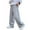 B-74Grey27, variant on MEZZALL Boys Athletic Sweatpants Wide Leg Casual Fall Sports Pants Elastic Waist Baggy Pants Kids Youth Open Bottom Sweatpant Solid Color Fashionable Teen Dailywear