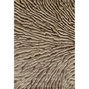 5 x 8 ft. Troy Collection Ripple Woven Area Rug, Beige
