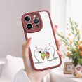 thumbnail image 3 of Actualice la protección de su iPhone con esta confiable y elegante funda de goma TPU a prueba de golpes, adornada con un diseño de dibujos animados moderno y simplista., 3 of 4