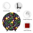 thumbnail image 4 of Bingfone Herbs And Spices Print Bone China Dinner Decorative Plates,Handmade Ceramic Dinner Plate with Stand for Home Club-8in, 4 of 6