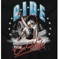 thumbnail image 2 of Betty Boop Cartoon Ride or Hide Hoodie Sweatshirt Women Brisco Brands S, 2 of 6