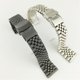 thumbnail image 2 of Correa de metal de acero inoxidable de 22 mm con extremos rectos y curvos de 18 mm, 19 mm, 21 mm, 20 mm, 22 mm y 24 mm, pulsera de metal de repuesto para hombres y mujeres, 2 of 3