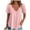Pink, variant on GigrtiJin Womens Trendy Dressy Tops Short Sleeve Floral Scalloped V Neck Shirt Blouse Solid Color Loose T-Shirt