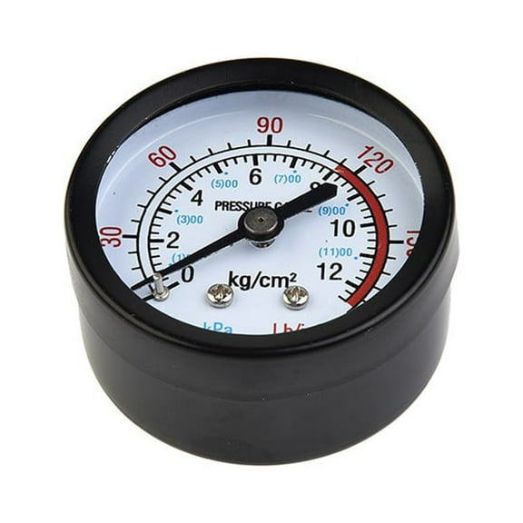 Air Compressor Pressure Gauge 13Mm 1/4 for Bsp Thread 0-180 Psi 0-12Bar Manometer