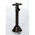 thumbnail image 2 of Kingston Brass Vintage 1/2" Sweat, 3/8" OD Compression Angle Shut-Off Valve with 5" Extension, 2 of 4