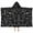 Math Equations Algebra, variant on Math Equations Calculus Black Pattern Hooded Bath Towel，50"x30" for Ages 3 To 12 Kids, Quick Dry Lightweight Soft Microfiber Hood Beach Towel Cover Up for Kids