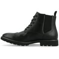 thumbnail image 3 of Vance Mens Bowman Wingtip Lace-up Ankle Boot, 3 of 10