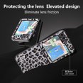 thumbnail image 3 of Case Compatible with Samsung Galaxy Z Flip 5, Luxury Leopard Design Non-Slip + Shockproof Rugged PC Frame Drop Protective Ultra Slim Phone Case Cover for Samsung Galaxy Z Flip 5, Silver, 3 of 6