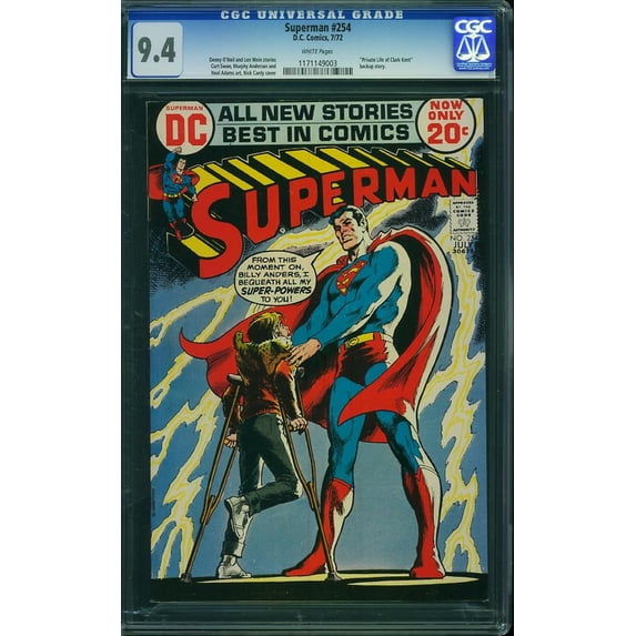 Superman #254 - CGC 9.4 Comic Book