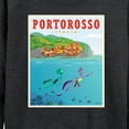 thumbnail image 3 of Luca - Portorosso Italy Postcard - Women's Lightweight French Terry Long Sleeve Shirt, 3 of 5