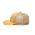 thumbnail image 3 of Outdoor Cap Ponytail Baseball Cap – Low Profile Dad Hat Style, Pigment-Dyed Cotton, Adjustable, Dusty Yellow, 3 of 6