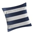 thumbnail image 2 of SPRING PARK Navy Blue&White Striped Pillow Covers Modern Simple Throw Pillowcases Home Decorative Cushion Covers 18 x 18 Inch,Super Soft for Bed/Couch/Sofa/Car, 2 of 5