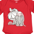 thumbnail image 4 of Inktastic Daisy Mushroom Gnome Boys Long Sleeve Baby Bodysuit, 4 of 5
