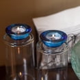 Eastland Chunky Tealight Candle Holder Blue Set of 12