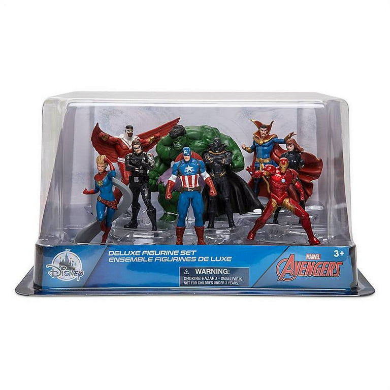 Disney Avengers Marvel Squad Set - Deluxe Superheroes Figurines