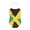 Jamaica Flag, variant on Kuiaobaty Colorful Dog Paw Design One Piece Kids Swimsuit, Kids Swimwear Sleeveless & Breathable, Elastic Kids Bikini Beach Summer Fit 1-2