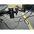 thumbnail image 3 of 2 Pcs of 5/16"x27" Heavy Duty Trailer Safety Chain with Hook On One End, Class 4 Breaking Strength 11700lbs, 3 of 4