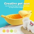 thumbnail image 3 of Pet House, Cozy Portable Pet House, Dog Mat and Supplies,Yellow, 3 of 5