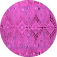 thumbnail image 1 of Ahgly Company Indoor Round Persian Pink Traditional Area Rugs, 5' Round, 1 of 4