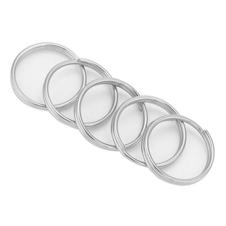 Key Ring Split Stainless Steel Anauto 10Pcs 22mm Stainless Steel Key Holder Split Rings Key Ring Keychain Keyfob Accessories , Stainless Steel Key Ring,Keychain ()
