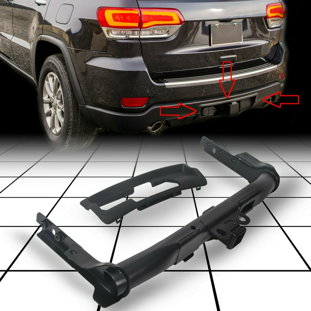 For 2011-2019 Jeep Grand Cherokee Trailer Hitch Receiver + Bezel Cover +Hardware - Walmart.com Tow Hitch For 2019 Jeep Grand Cherokee