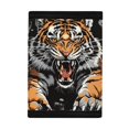 thumbnail image 3 of Chririnla Angry Tiger Camo Pattern Children's Clutch Money Bag, Polyester Fabric Kids Trifold Wallet for Travel, Large Capacity Slim Clutch Coin Pouch, 3 of 6
