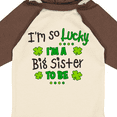 thumbnail image 4 of Inktastic I'm So Lucky I'm a Big Sister to Be Girls Long Sleeve Baby Bodysuit, 4 of 5